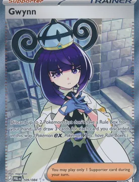 Pokemon ME Pitch Black 109/084 Gwynn (Full Art) - Pokémon - FashionsVida