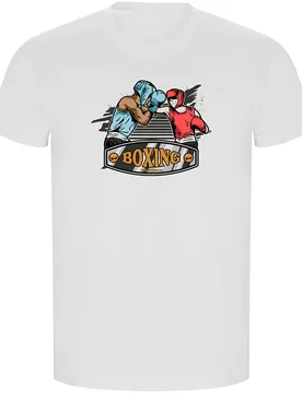 T-shirt à Manches Courtes Boxing Eco White 3XL - Kruskis - FashionsVida