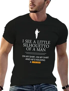 I see a little silhouetto of a man-mango specical T-Shirt t shirt men 100% cotton luxury brand cotton t shirt pack T-Shirt - Aliexpress - FashionsVida