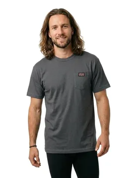 T-shirt à Manches Courtes Built To Grind Charcoal L - Independent - FashionsVida