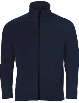 Mens Race Full Zip Water Repellent Softshell Jacket (French Navy) - Multicolour - Size Small - SOLS - FashionsVida