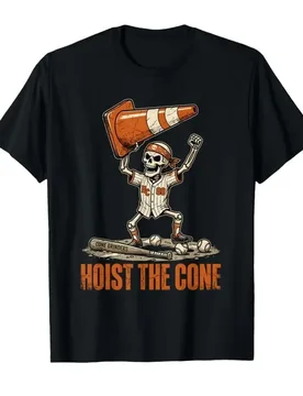 Funny Pirates Hoist The Cone Baseball Saying for Fans T-shirt For Men Women 100% Cotton T Shirts Short Sleeve Tops 0410-1 - Aliexpress - FashionsVida
