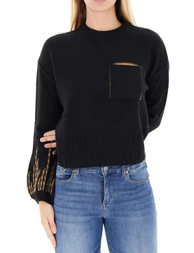 Maglione misto lana NERO S - Diana Gallesi - FashionsVida