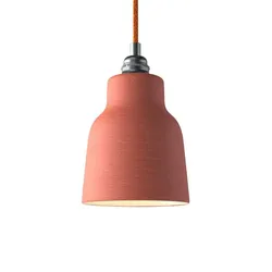 Cables Lampe Suspendue Avec Ampoule Vase Coral / White One Size