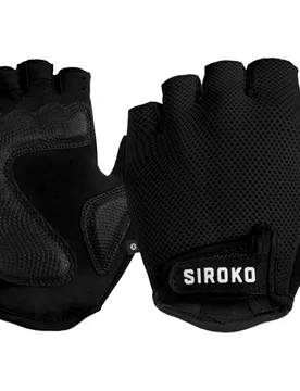 Aero guantes cortos ciclismo Negro (XS) - Siroko - FashionsVida
