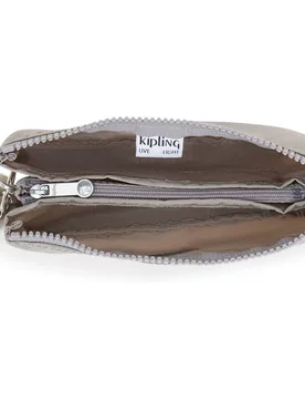 Monedero de mujer grande multiusos con cremallera y llavero - Kipling - FashionsVida