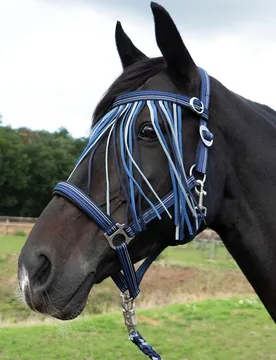 Fliegenkordelband TAMPERE, navy-denim-grey P - Busse - FashionsVida