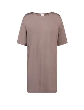 Nachthemd - Sleepshirt PURE CHIC milk n coffe marron clair XS - Mey - FashionsVida