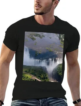 Victoria Falls T-Shirt t shirt man cotton cotton t shirt man cotton t shirt pack T-shirt - Aliexpress - FashionsVida