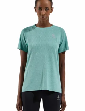 Essential seamless camiseta montaña manga corta mujer Verde (XL) - Odlo - FashionsVida