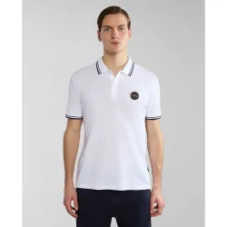 Polo de piqué de hombre E-Macas SS corte regular de manga corta