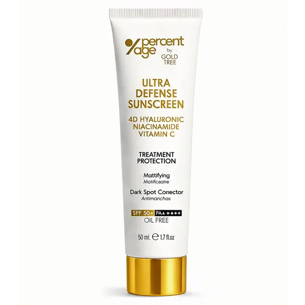 Ultra Defense Sunscreen SPF 50 - PERCENTAGE BY GOLD TREE - FashionsVida