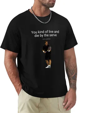 Pete Sampras Quote T-Shirt Big Size Short Sleeve Tee for Men - Aliexpress - FashionsVida