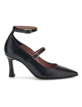Décolleté nere con doppio cinturino e tacco P8090 39 - FRANCESCA GRITTI - FashionsVida