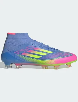 Womens F50 Elite Mid Firm Ground Boots - Blue - Size Uk 3.5 - adidas performance - FashionsVida