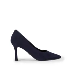 Womens Corletta Court Heels - Navy Fabric - Size Uk 3