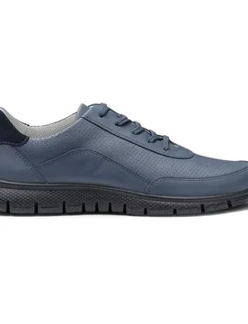 Women's Wide Fit 'Gravity II' Active Shoes in Mid Blue Size: 8 - Mid Blue - Size: 8 - Hotter - FashionsVida