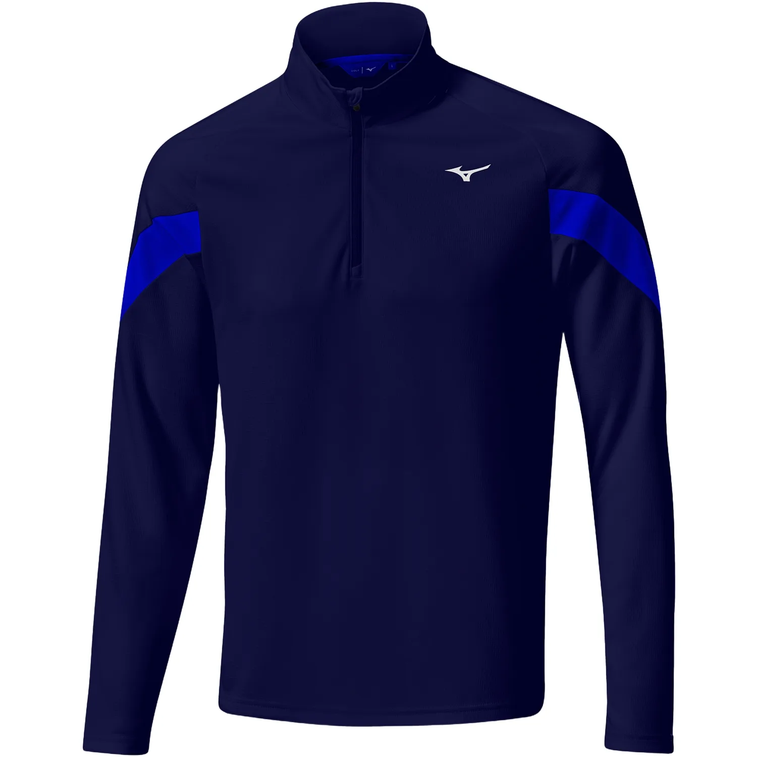 Layer Breath Thermo Drop 1/4-Zip, navy l - Mizuno - FashionsVida