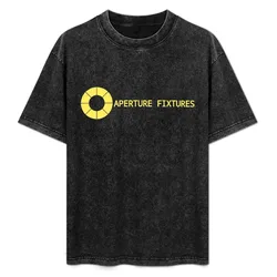 Aperture Fixtures T-Shirt Relaxed Fit Casual Short Sleeve Top
