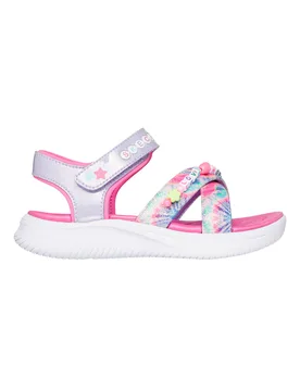 Sandali rosa con stampa tie dye Jumpsters Sandal Tie Dye Bffs 28 - Skechers - FashionsVida