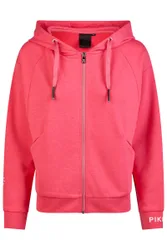 Damen Sweater HOODY JACKET #1286 Athleisure, raspberry pink 34
