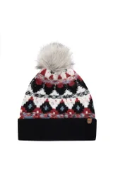 Weird Fish Frady Fair Isle Bobble Hat Size ONE - new-arrivals all new-arrivals womens women women accessories women accessories hats women all-womens