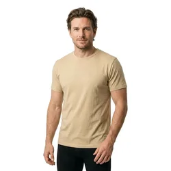 Logo 3d Short Sleeve T-shirt Sand S Men