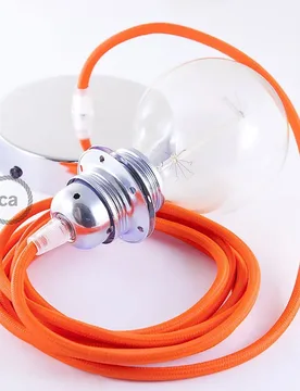 Cables Lampe Suspendue Pendel Pour Abat-jour Rf15 50 Cm Neon Yellow / Chrome Plated One Size - Creative - FashionsVida
