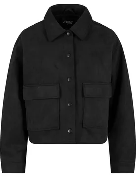 Übergangsjacke - Ladies Soft Touch Jacket - M bis L - für Damen - Größe L - schwarz - Frauen - female - Urban classics - FashionsVida