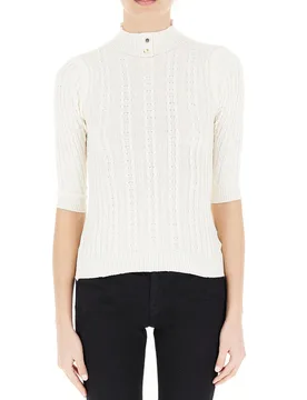Maglia a costine PANNA M/L - Rinascimento - FashionsVida
