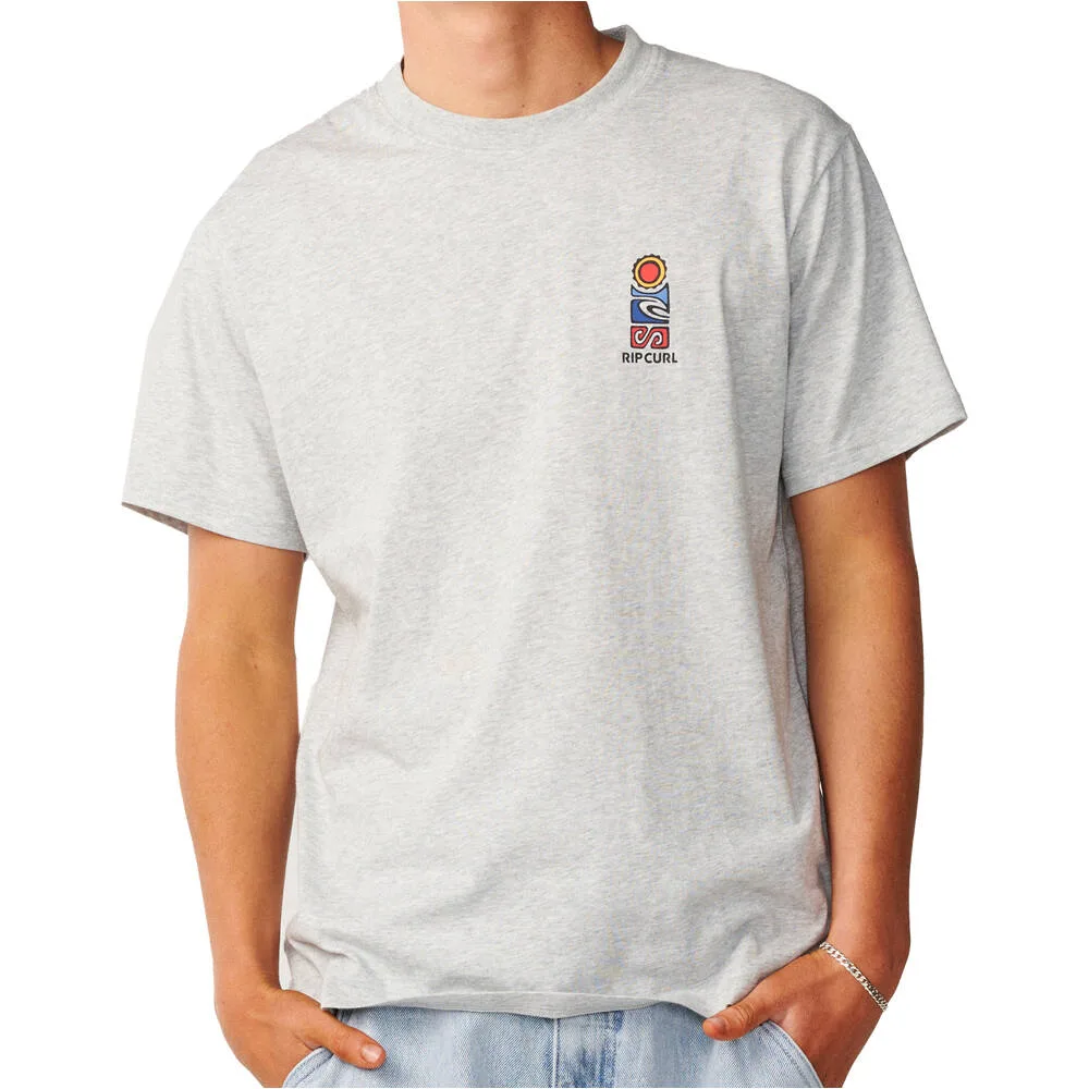 Sseries vc stack tee camiseta manga corta hombre Gris (XXL) - Rip curl - FashionsVida