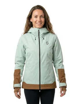 Veste Ultimate Dryo Tech Fresh Green / Bread Brown L - Scott - FashionsVida
