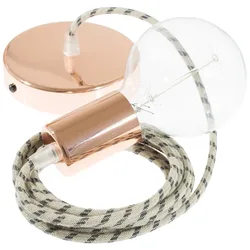 Cables Suspension Luminaire Rd54 Stripes 2 M Diy Anthracite / Copper One Size