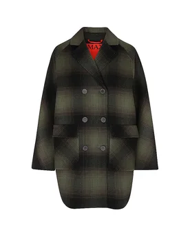Wollmantel MCOGIURIA dunkelgrün S damen - MAX & CO - FashionsVida