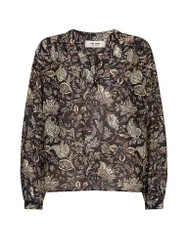 Bluse MMTENCAFLEURA dunkelgrün XS damen