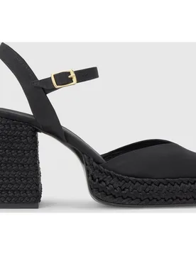 Zapatos de salón vilnia de mujer en satín con tacón - Castañer - FashionsVida