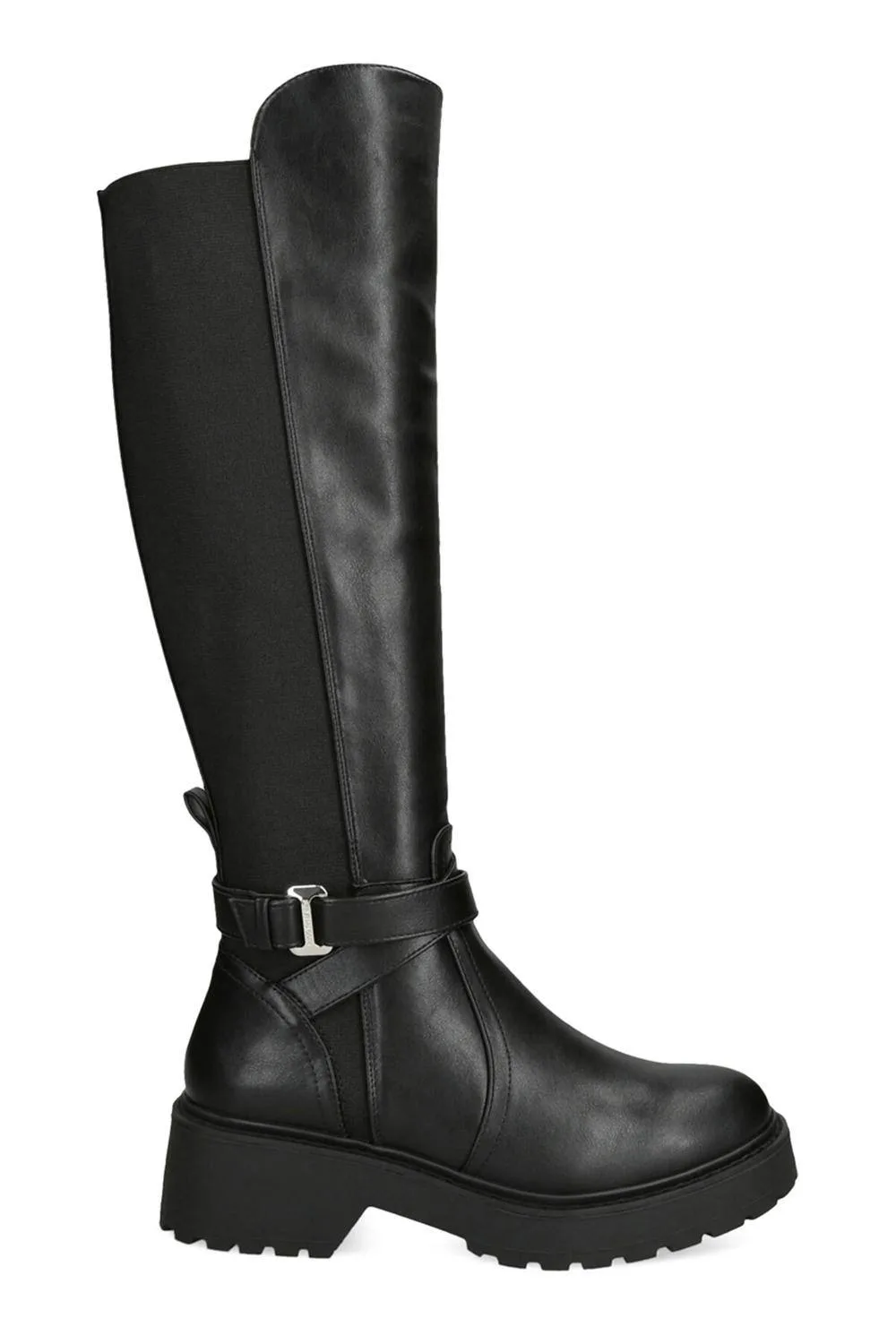 Women's 'Caller Boot Black' Boots in Black Size: 3 - Black - Size: 3 - Steve madden - FashionsVida