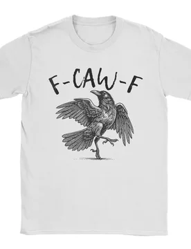 Black Crow F-Caw-F Funny Black Bird T Shirt Beach Fashion T Shirts Men Cotton Breathable Oversize Tees Short Sleeve Retro Tshirt - Aliexpress - FashionsVida