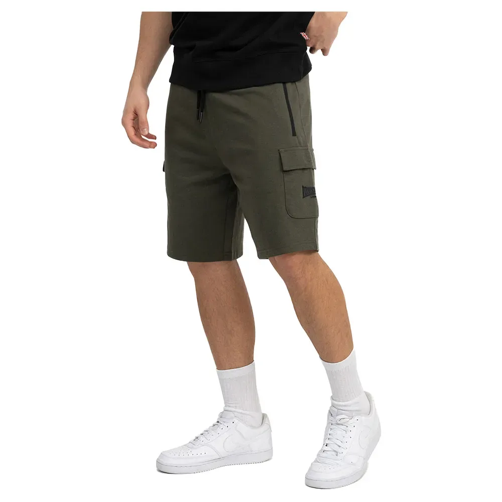 Short Totton Olive / Black L - Lonsdale - FashionsVida