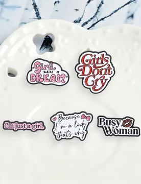 Feminist Power Enamel Pin Sweet Cool Women Girl Power Girl With A Dream Girls Don't Cry Brooch Bag Lapel Hat Badge Jewelry Gift - Aliexpress - FashionsVida