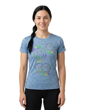 T-shirt à Manches Courtes Smileyworld Happy - OTSO - FashionsVida