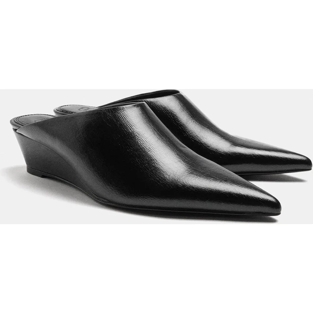Mules con tacón de mujer destalonados en liso - Parfois - FashionsVida