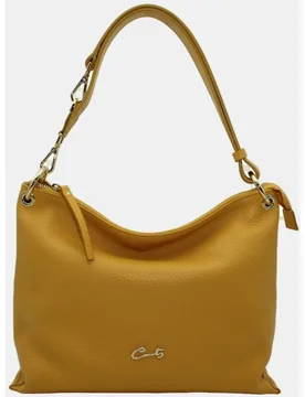 Bolso hobo de piel con cremallera - Cats - FashionsVida