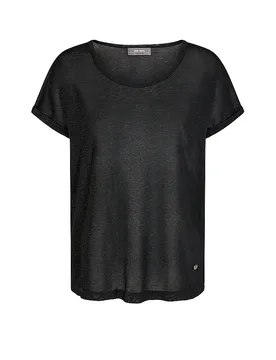 Mos Mosh T-shirt MMKAY noir XL - Mos mosh - FashionsVida