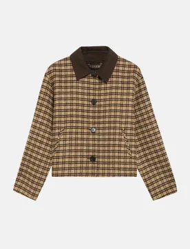 Comma Jacke aus Wollmix Braun L - Comma - FashionsVida