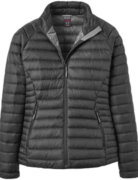 Doudoune chaude en duvet - Microlight Jacket W Black - Taille L - Noir - Rab - FashionsVida