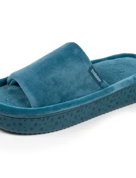 Chaussons sandales plateforme Bleu canard bleucanard 36 - Isotoner - FashionsVida