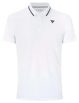 Team Tech Short Sleeve Polo White 12-14 Years - Tecnifibre - FashionsVida