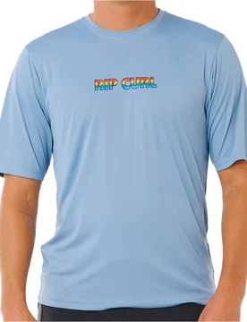 Icons of surflite upf camiseta manga corta hombre Azul (M) - Rip curl - FashionsVida