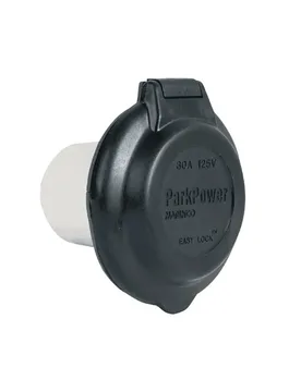 Inlet Contoured Cover & Bezel 30a Black / White One Size unisex - Marinco - FashionsVida